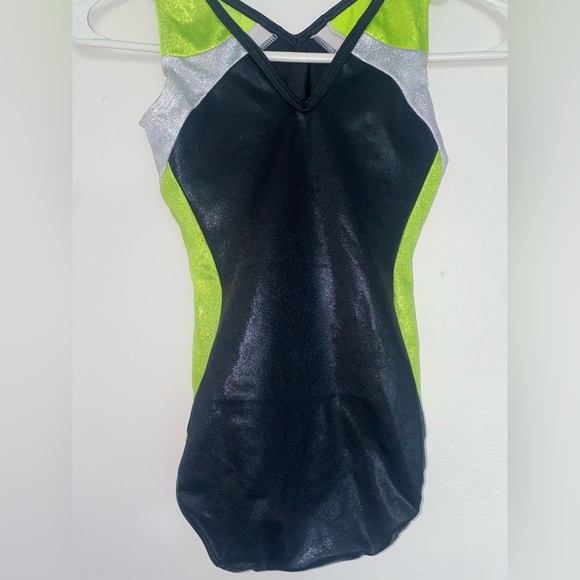 GK Elite gymnastics leotard with sequins - Picture 5 of 8